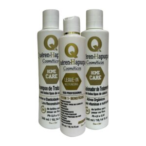 Kit Home Care Queren Hapuque com Shampoo, Condicionador e Leave-in