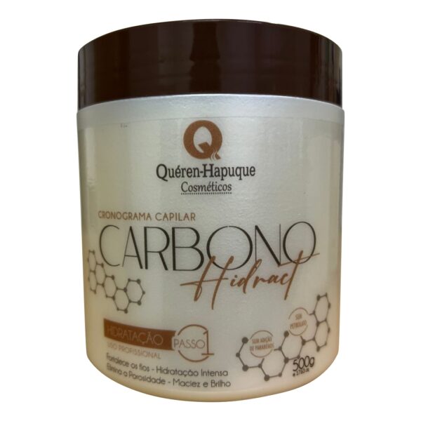 Máscara Carbono Queren_Hapuque - Reconstrução e Nutrição Capilar