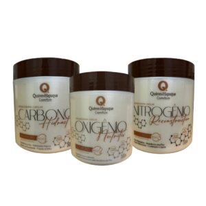 Kit Cronograma Capilar Queren_Hapuque - Tratamento Completo em 3 Passos